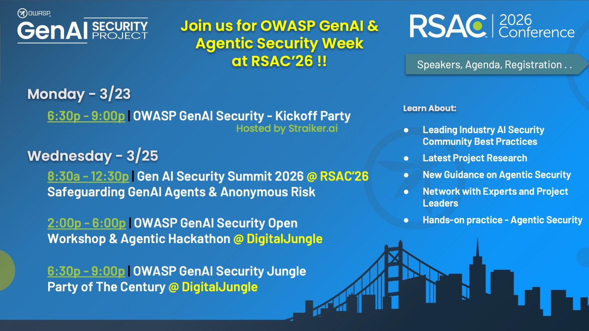OWASP GenAI Security Summit at RSAC 2026 Conference - OWASP Gen AI ...
